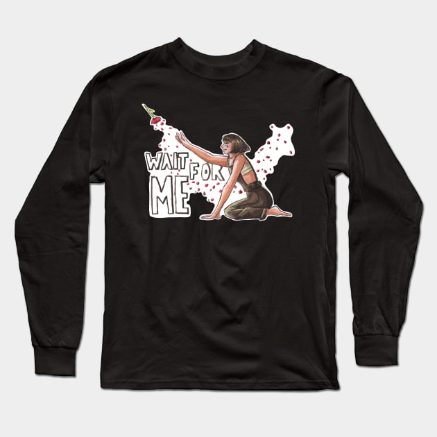 Wait For Me Long Sleeve T-Shirt by avercado-art